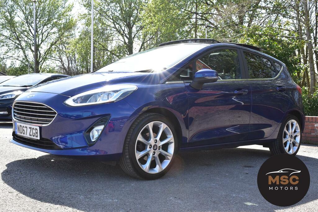 Ford Fiesta 1.0T Ecoboost Titanium Hatchback ND67ZGB Blue #6