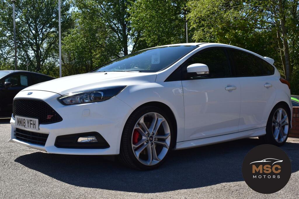 Ford Focus 2.0 Tdci St-3 Hatchback Euro 6 MM18YFH White #6
