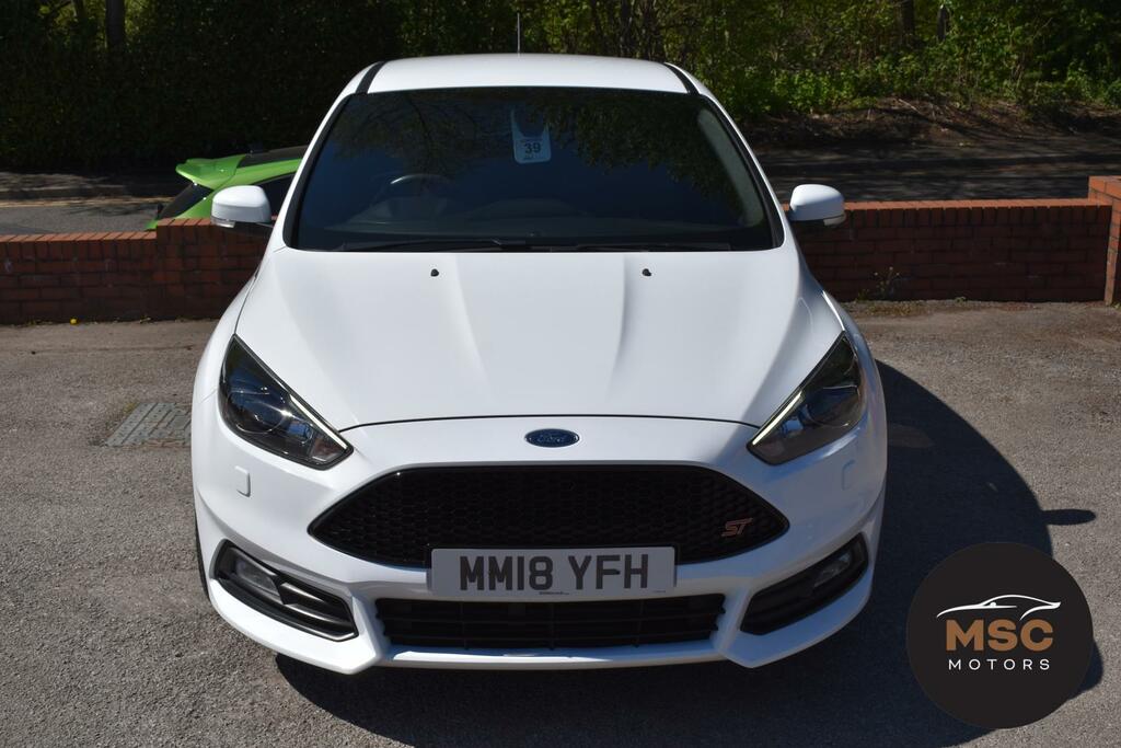Ford Focus 2.0 Tdci St-3 Hatchback Euro 6 MM18YFH White #3
