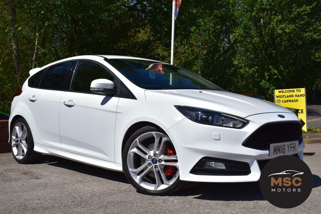 Ford Focus 2.0 Tdci St-3 Hatchback Euro 6 MM18YFH White #2