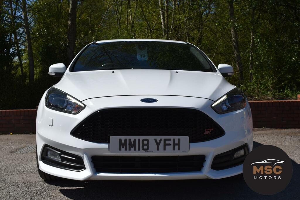 Ford Focus 2.0 Tdci St-3 Hatchback Euro 6 MM18YFH White #4