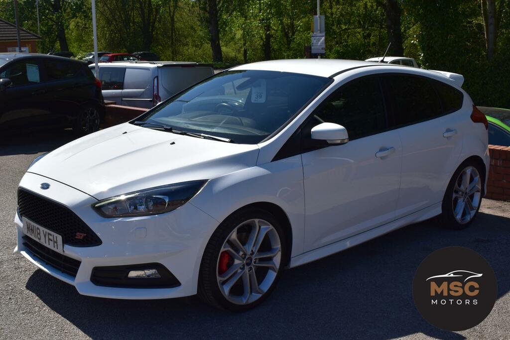 Ford Focus 2.0 Tdci St-3 Hatchback Euro 6 MM18YFH White #5