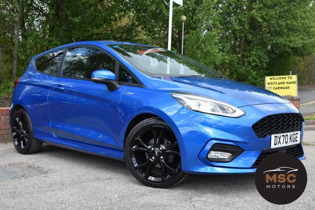 Ford Fiesta 1.0T Ecoboost St-line X Edition Hatchback Petr DX70KGE Blue #2