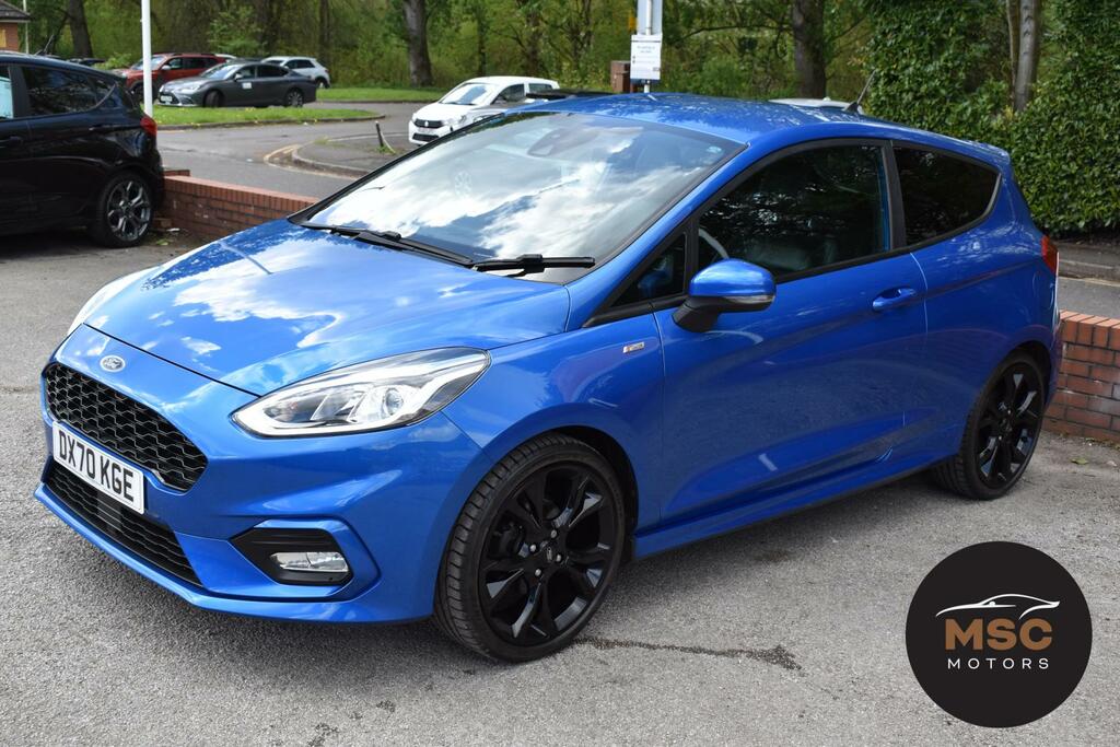 Ford Fiesta 1.0T Ecoboost St-line X Edition Hatchback Petr DX70KGE Blue #5