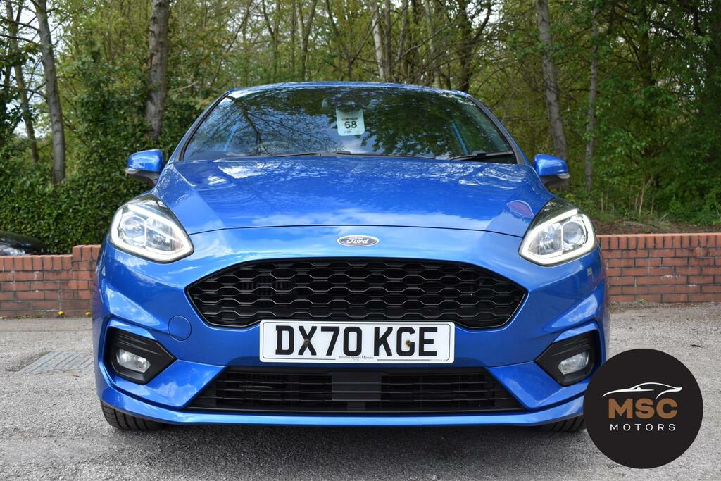 Ford Fiesta 1.0T Ecoboost St-line X Edition Hatchback Petr DX70KGE Blue #4