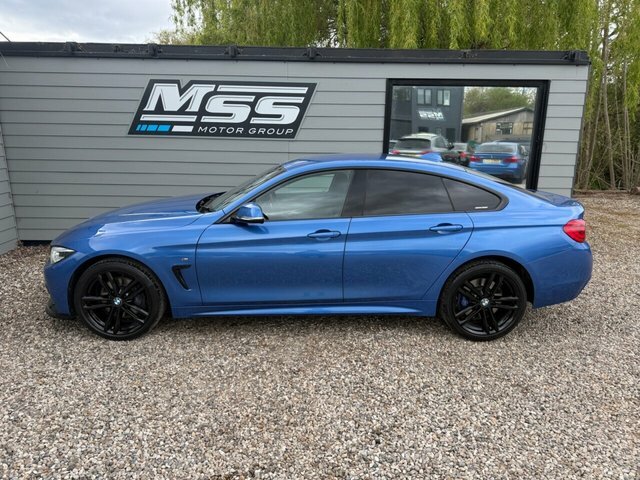 BMW 4 Series Gran Coupe 2019 2.0 420D M Sport Hatchback Xd WG19MVP Blue #2