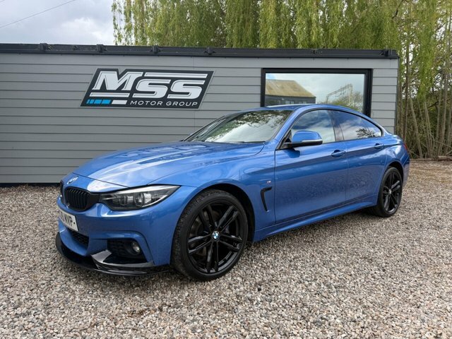 BMW 4 Series Gran Coupe 2019 2.0 420D M Sport Hatchback Xd Blue