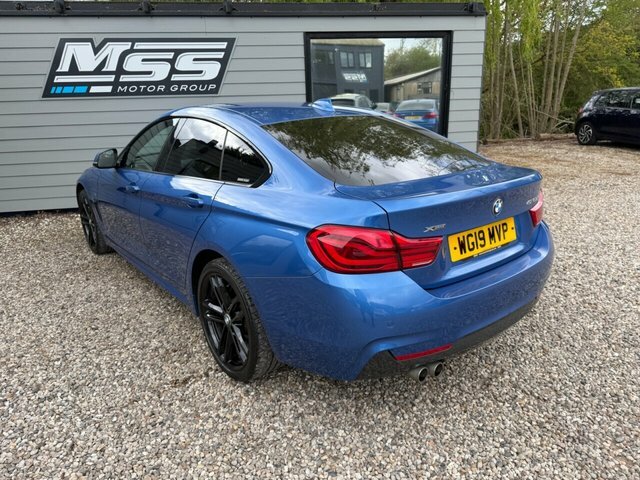 BMW 4 Series Gran Coupe 2019 2.0 420D M Sport Hatchback Xd WG19MVP Blue #3
