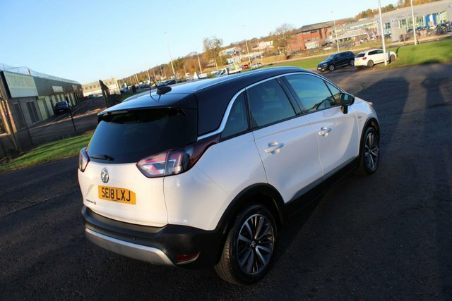 Vauxhall Crossland X 2018 1.2 Elite 2018,Diamond Cut Alloys,bluetooth,d SE18LXJ White #6
