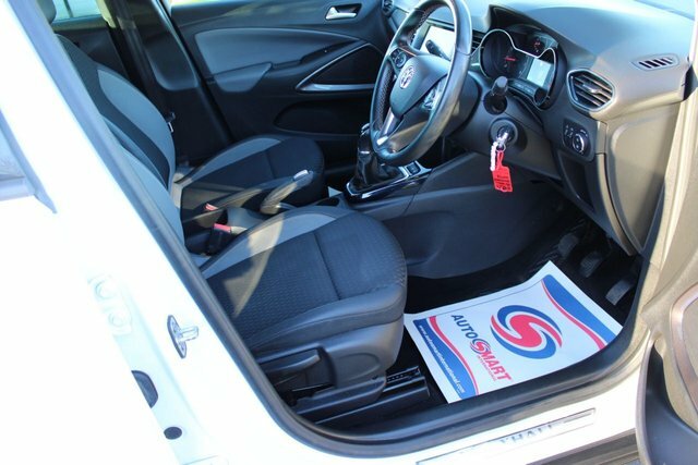 Vauxhall Crossland X 2018 1.2 Elite 2018,Diamond Cut Alloys,bluetooth,d SE18LXJ White #3