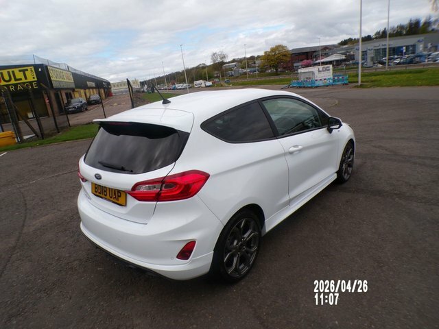 Ford Fiesta 2018 1.0T St-line X 2018,Sat Nav,half Leather,crui BD18UAP White #4