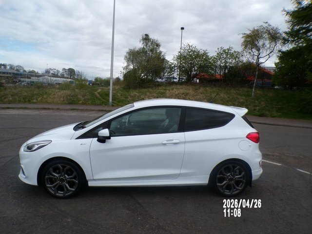 Ford Fiesta 2018 1.0T St-line X 2018,Sat Nav,half Leather,crui White