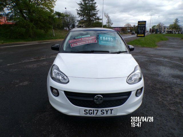 Vauxhall Adam 2017 1.2I Energised,2017low Miles,f.s.h,insurance SG17SYT White #4