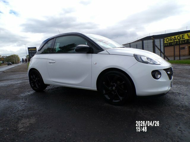 Vauxhall Adam 2017 1.2I Energised,2017low Miles,f.s.h,insurance White