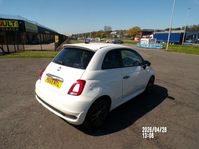 Fiat 500 2019 1.2 S 2019,Bluetooth,dab,cruise Control,air C PE69NTL White #5