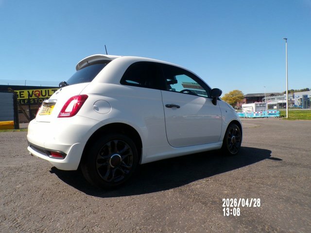 Fiat 500 2019 1.2 S 2019,Bluetooth,dab,cruise Control,air C PE69NTL White #6