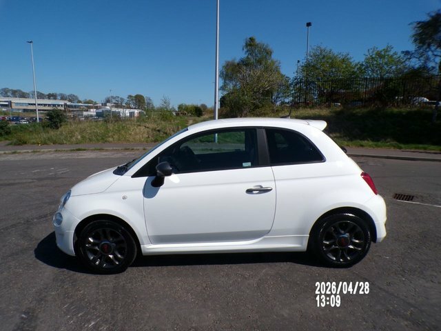 Fiat 500 2019 1.2 S 2019,Bluetooth,dab,cruise Control,air C PE69NTL White #2