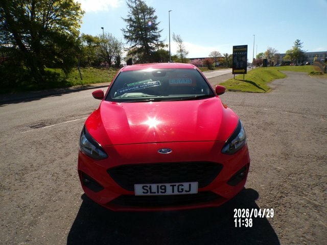 Ford Focus 2019 1.0T St-line 2019,1 Previous Owner,bluetooth, SL19TGJ Red #4
