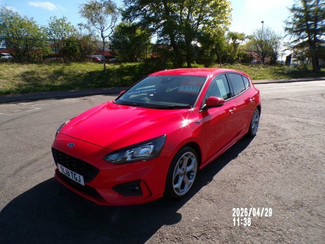 Ford Focus 2019 1.0T St-line 2019,1 Previous Owner,bluetooth, SL19TGJ Red #5