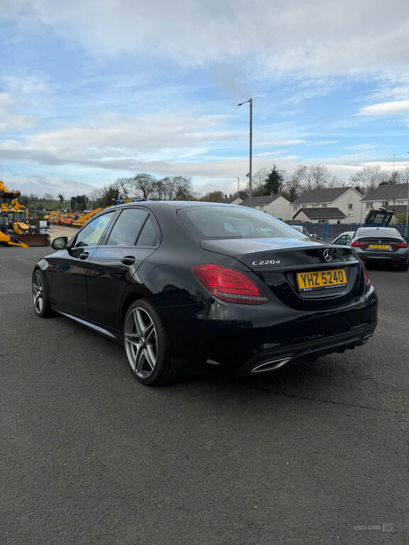 Mercedes-Benz C Class C220d Amg Line 9G-tronic YHZ5240 Black #3