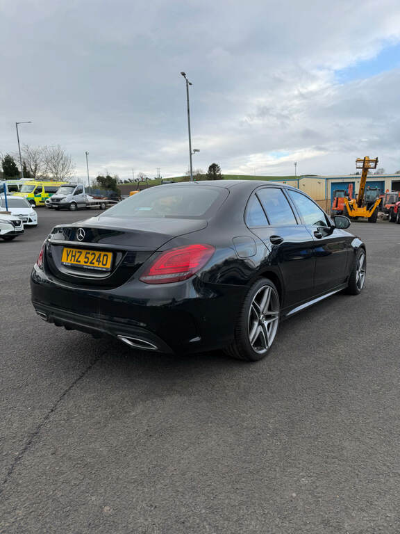 Mercedes-Benz C Class C220d Amg Line 9G-tronic YHZ5240 Black #5