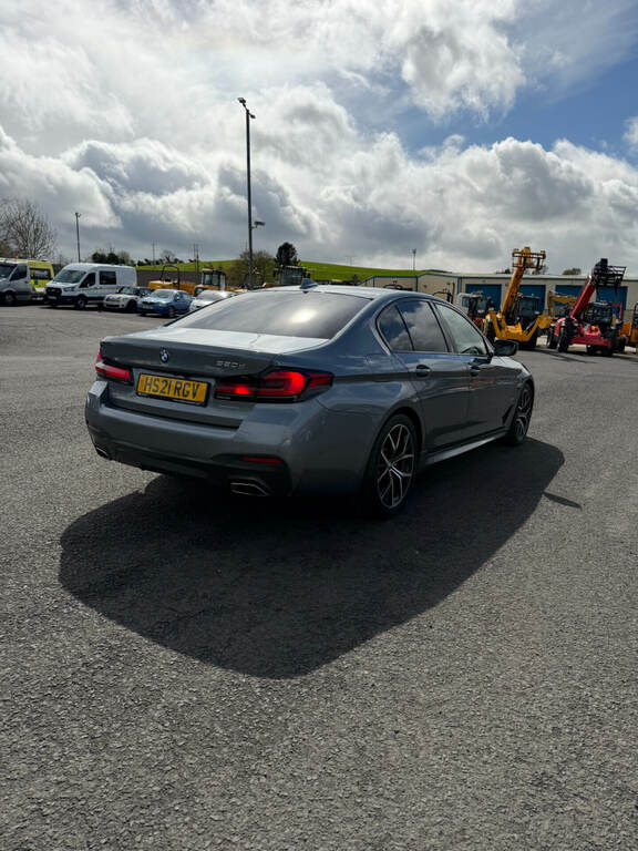 BMW 5 Series 520D Mht M Sport Step Blue #3