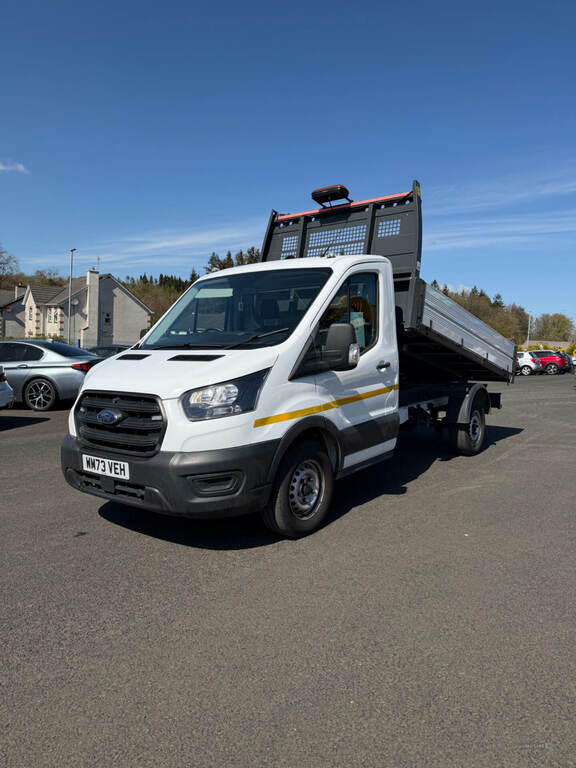 Ford Transit Custom 2.0 Ecoblue 130Ps Chassis Cab White