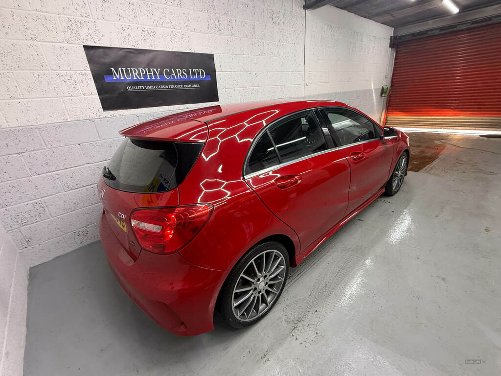 Mercedes-Benz A Class A180 Cdi Blueefficiency Amg Sport XJZ5046 Red #3
