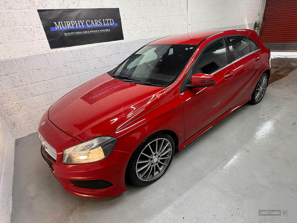 Mercedes-Benz A Class A180 Cdi Blueefficiency Amg Sport XJZ5046 Red #2