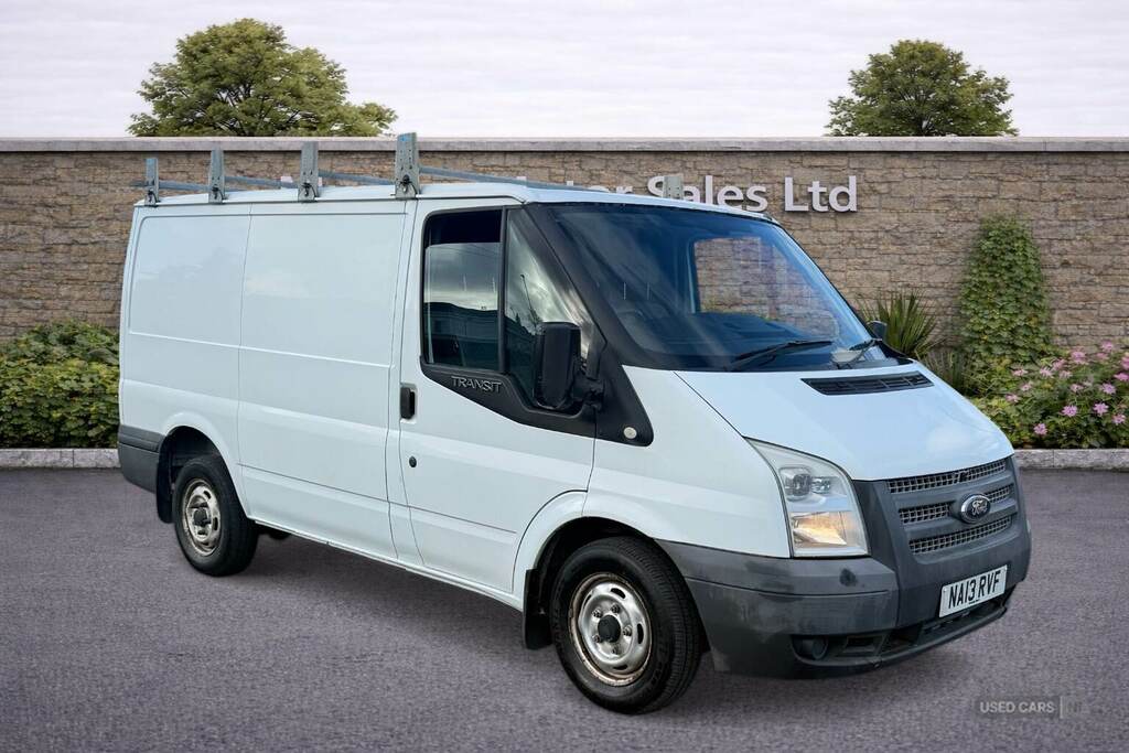 Ford Transit Custom Low Roof Van Tdci 100Ps White