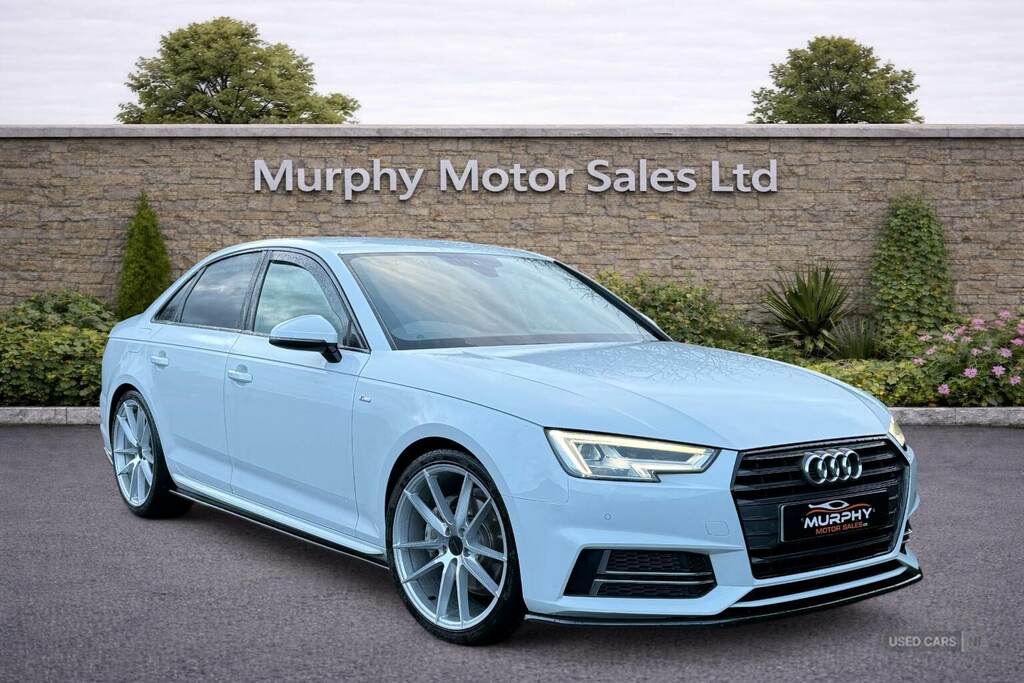 Audi A4 2.0 Tdi 190 S Line S Tronic MK17XAH White #5