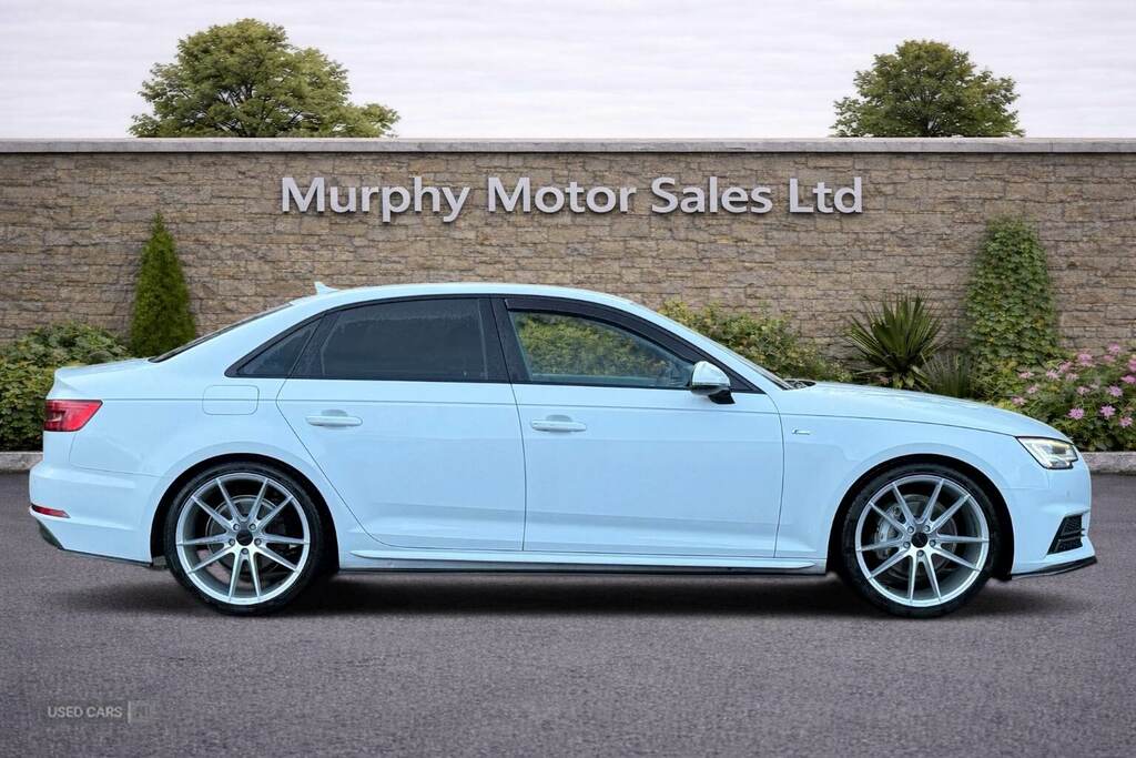 Audi A4 2.0 Tdi 190 S Line S Tronic MK17XAH White #4