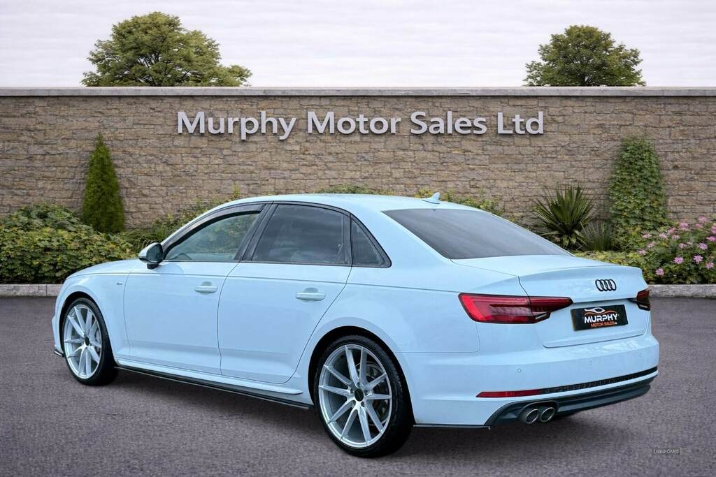 Audi A4 2.0 Tdi 190 S Line S Tronic MK17XAH White #2