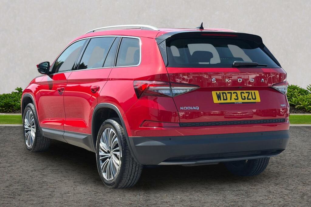 Skoda Kodiaq 2.0 Tdi 200 Se L Executive 4X4 Dsg 7 Seat WD73GZU Red #3