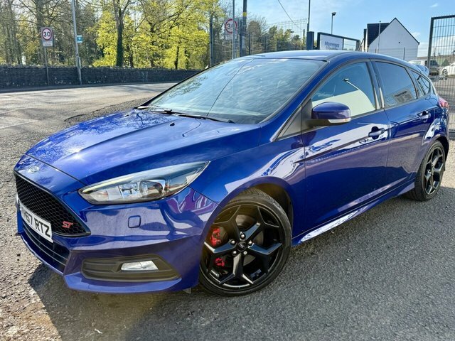 Ford Focus 2018 2.0 Tdci St-3 Hatchback Powershift YM67RTZ Blue #2