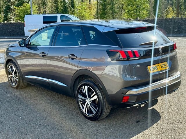 Peugeot 3008 2017 1.6 Bluehdi Gt Line Suv Eur KR67EZG Grey #4