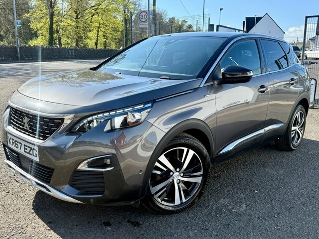 Peugeot 3008 2017 1.6 Bluehdi Gt Line Suv Eur KR67EZG Grey #2