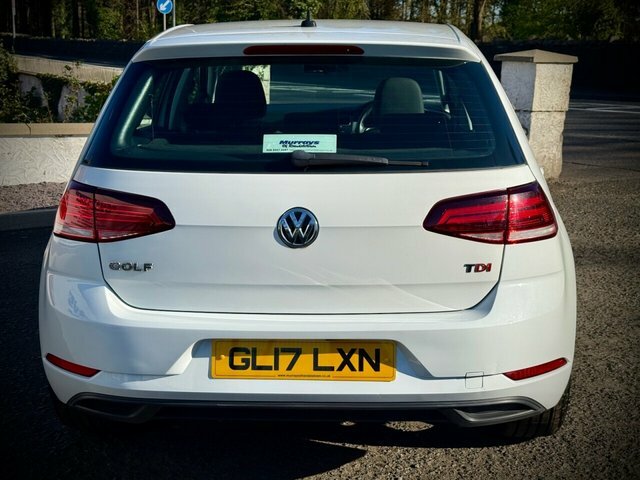 Volkswagen Golf 2017 1.6 Tdi Bluemotion Tech S Hatchback Diese GL17LXN White #6