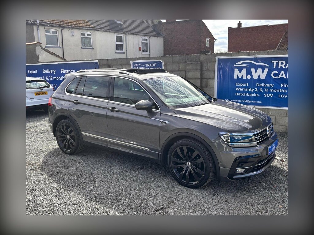 Volkswagen Tiguan 2.0 Tdi R-line Tech Dsg 4Motion Euro 6 Ss DY19SZP Grey #2