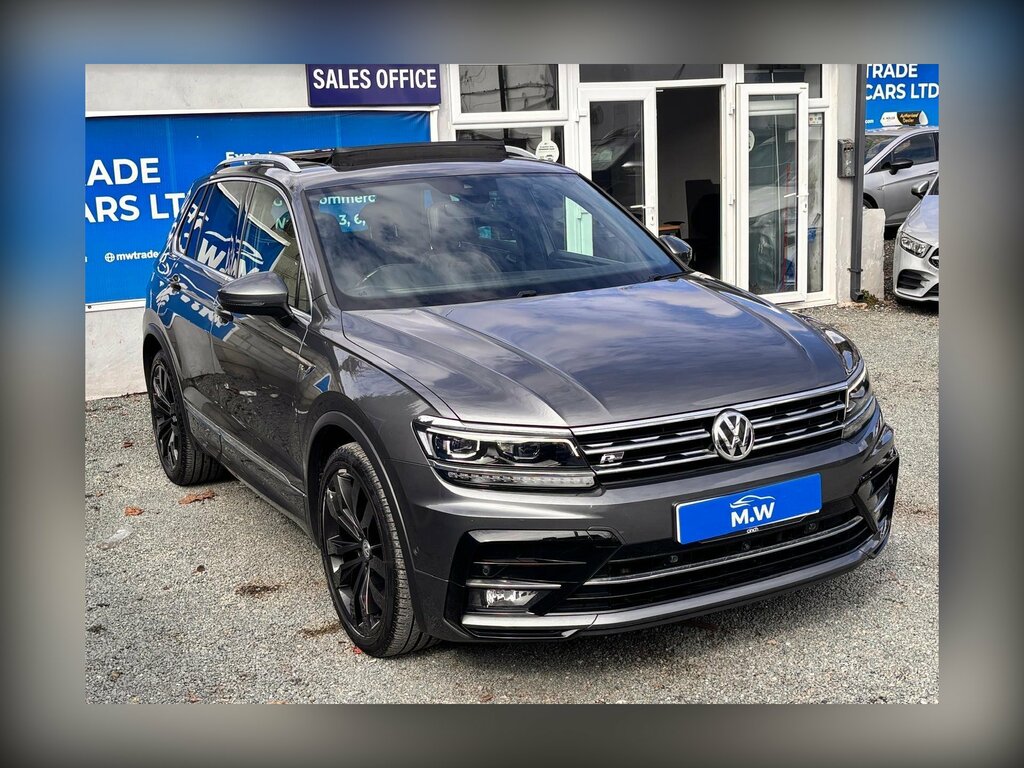 Volkswagen Tiguan 2.0 Tdi R-line Tech Dsg 4Motion Euro 6 Ss DY19SZP Grey #6