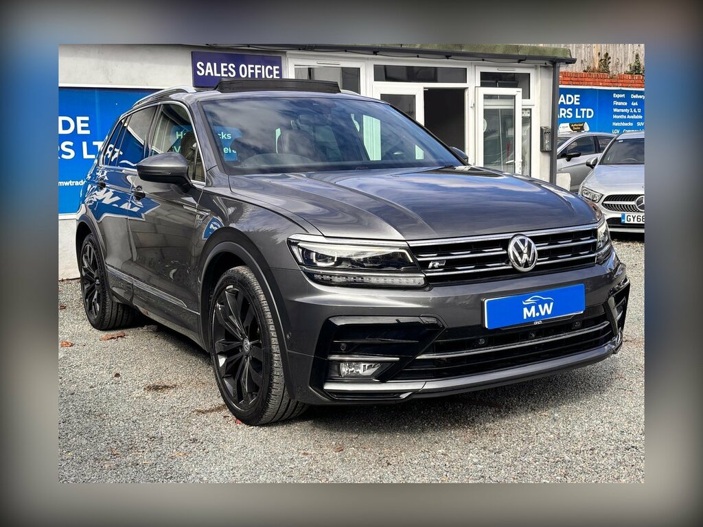 Volkswagen Tiguan 2.0 Tdi R-line Tech Dsg 4Motion Euro 6 Ss DY19SZP Grey #5