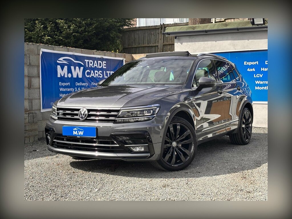 Volkswagen Tiguan 2.0 Tdi R-line Tech Dsg 4Motion Euro 6 Ss Grey