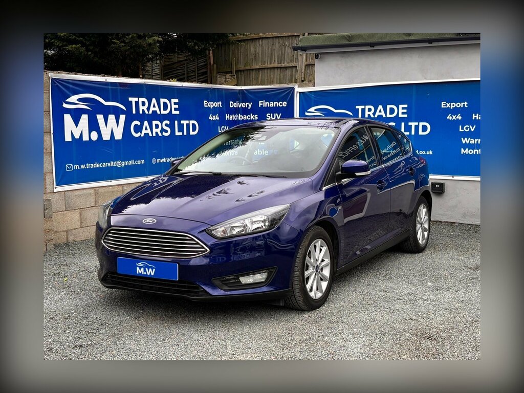 Ford Focus 1.5 Tdci Titanium Euro 6 Ss GJ66SWY Blue #2