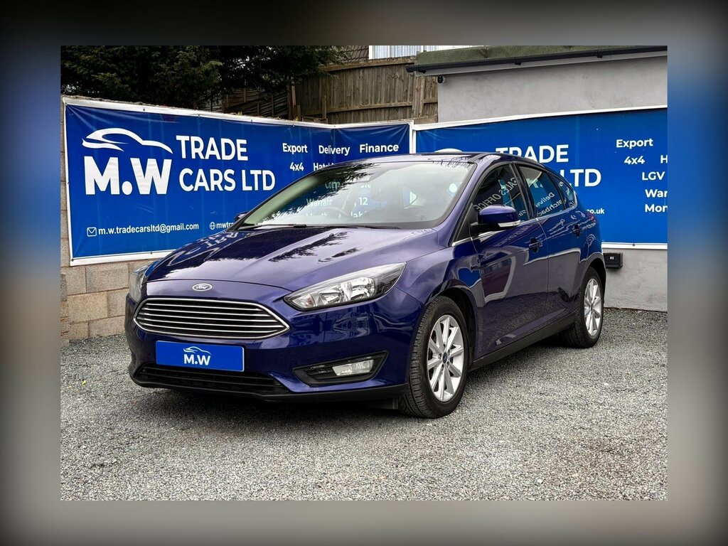 Ford Focus 1.5 Tdci Titanium Euro 6 Ss GJ66SWY Blue #4