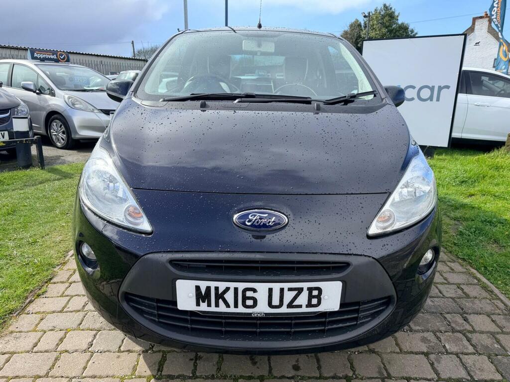Ford KA Hatchback 1.2 Zetec Black Edition Euro 6 Ss MK16UZB Black #2