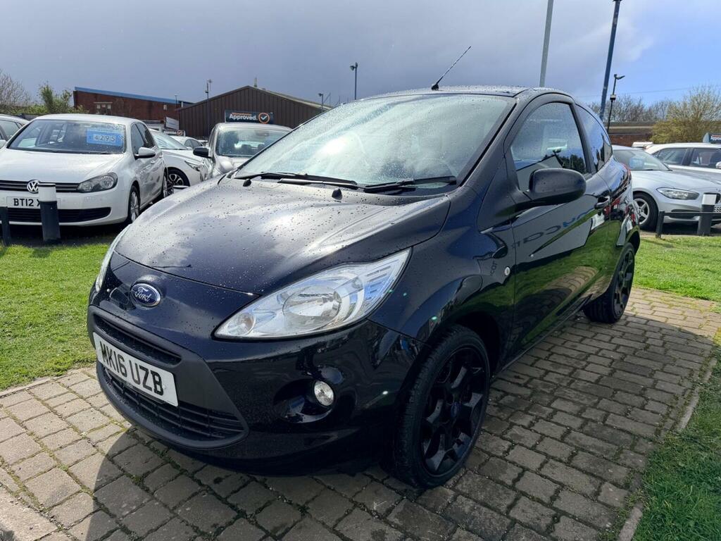 Ford KA Hatchback 1.2 Zetec Black Edition Euro 6 Ss MK16UZB Black #3
