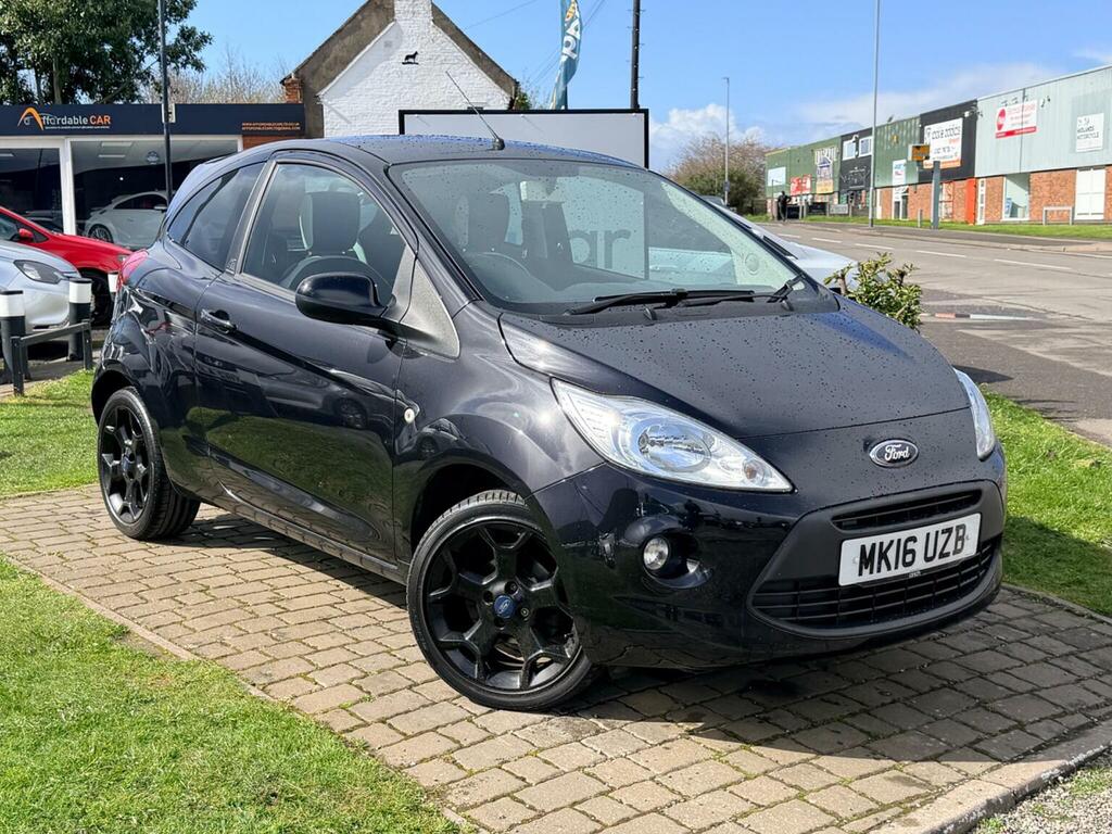 Ford KA Hatchback 1.2 Zetec Black Edition Euro 6 Ss Black