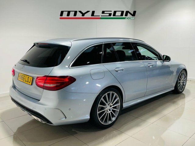Mercedes-Benz C Class C220d Amg Line Estate Silver