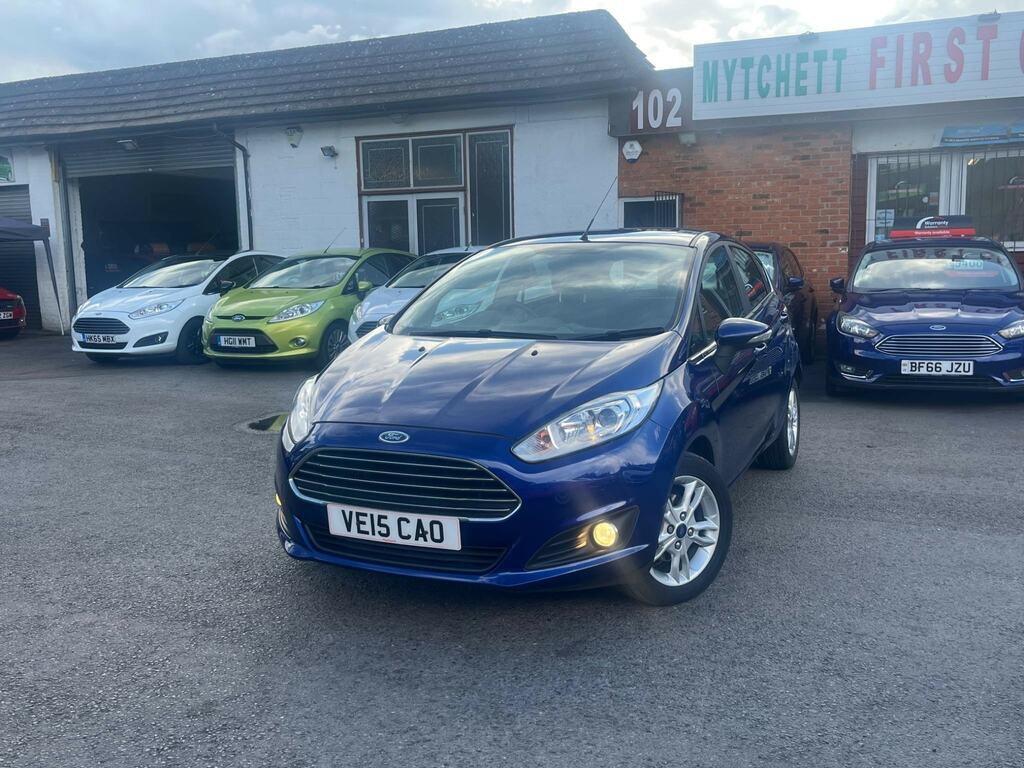 Ford Fiesta 1.0T Ecoboost Zetec Euro 6 Ss VE15CAO Blue #2
