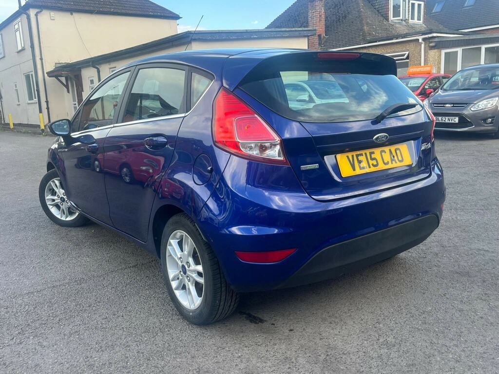 Ford Fiesta 1.0T Ecoboost Zetec Euro 6 Ss VE15CAO Blue #3